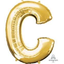 Anagram 34" Foil Gold Letter C