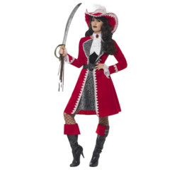 Authentic Lady Pirate Captain Adult Costume