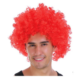 Afro Wig Red