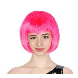 Hot Pink Bob Wig