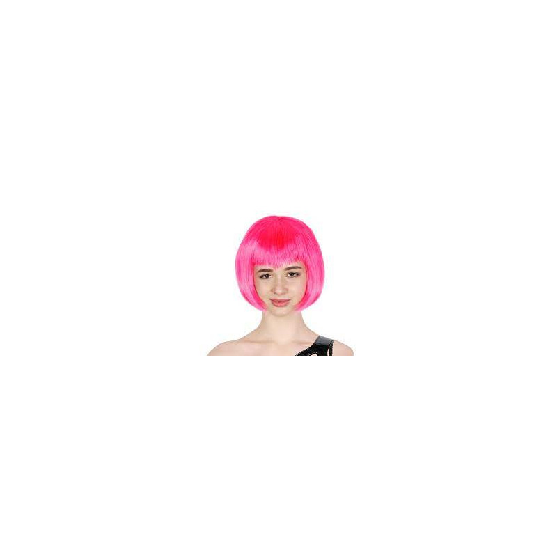 Hot Pink Bob Wig