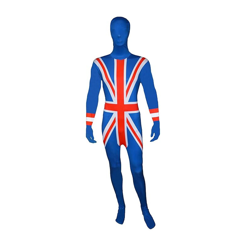 Union Jack Morphsuit Adult Costume