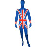 Union Jack Morphsuit Adult Costume