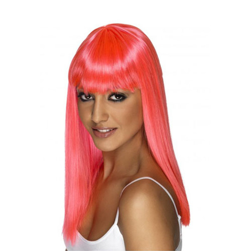 Glamourama Neon Pink Wig