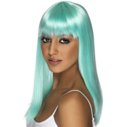 Glamourama Neon Aqua Wig