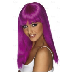 Glamourama Neon Purple Wig