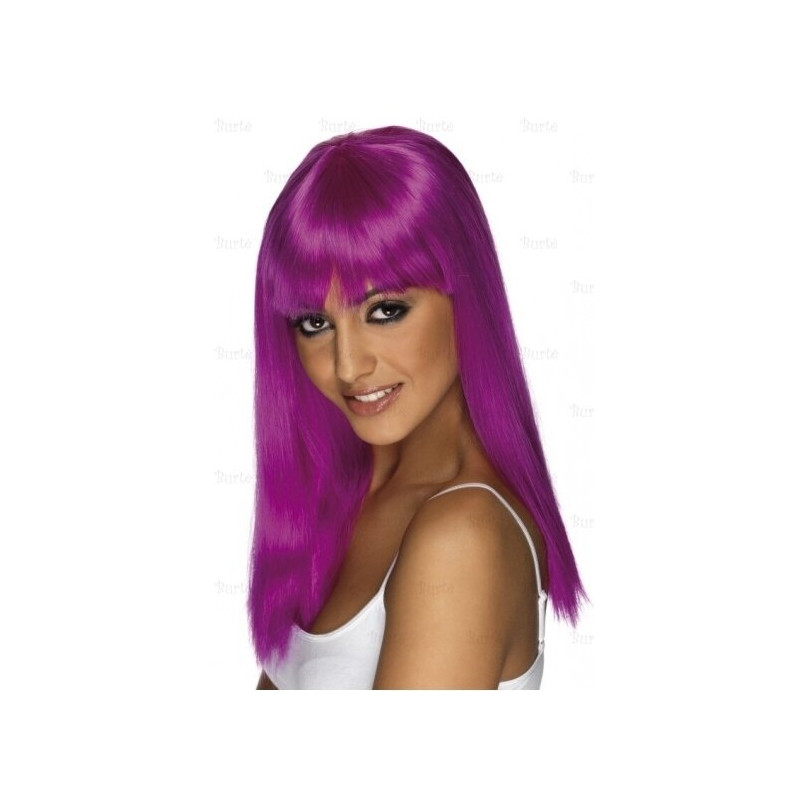 Glamourama Neon Purple Wig