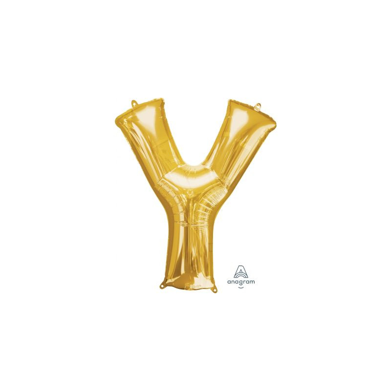 Anagram 34" Foil Gold Letter Y