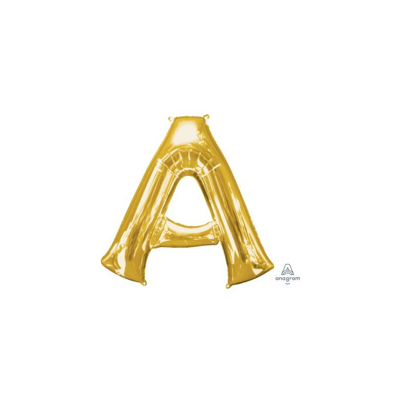 Anagram 34" Foil Gold Letter A