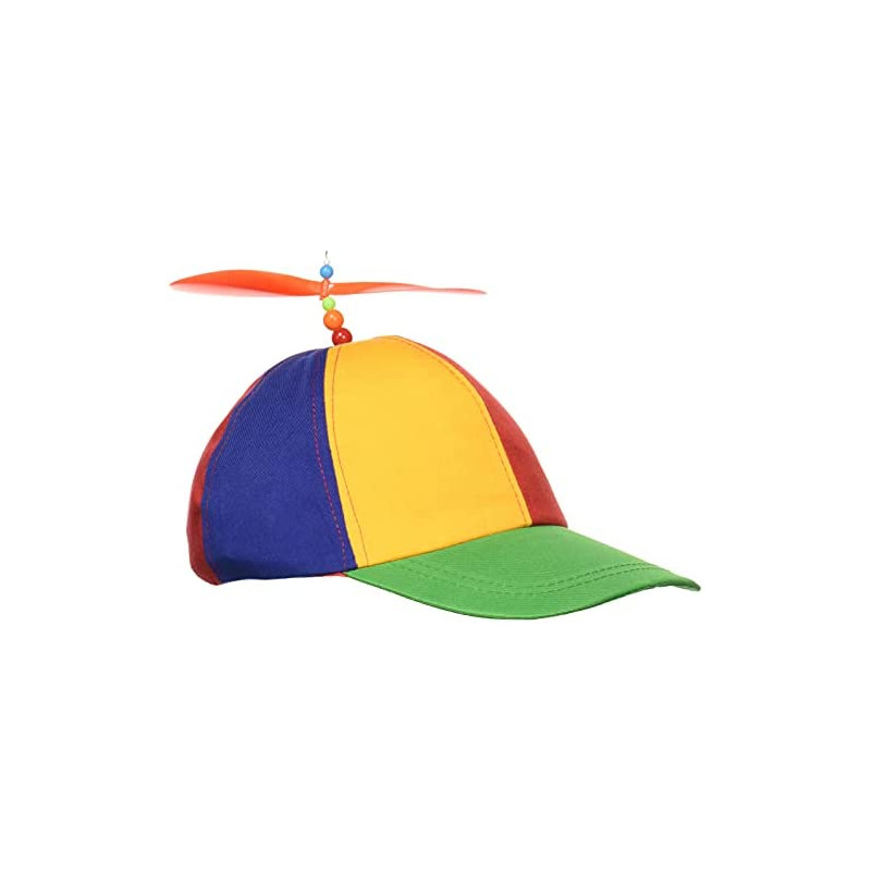 Rainbow Propeller Hat