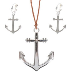 Anchor Necklace and Earring...