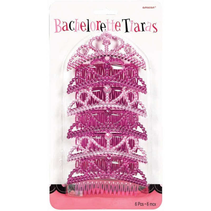 Hens Mini Tiara 6 Pack