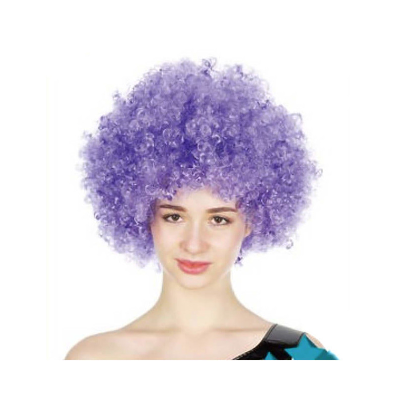 Afro Wig Purple