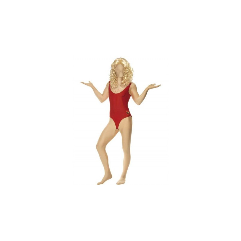 Baywatch Skin Suit Adult Costume