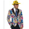 Comic Pop Art Blazer Adult Costume