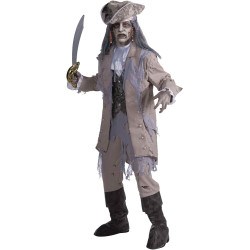 Zombie Pirate Captain Adult Costume