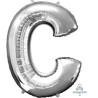 Anagram 34" Foil Silver Letter C