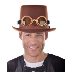 Steampunk Brown Top Hat...