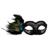 Adrianna Black & Silver Eye Mask