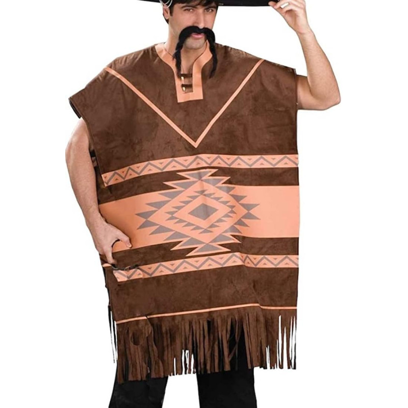 Mexican Ranchero Poncho Adult Costume