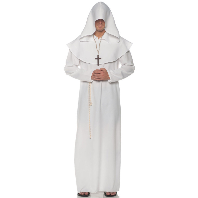 White Friar Adult Costume