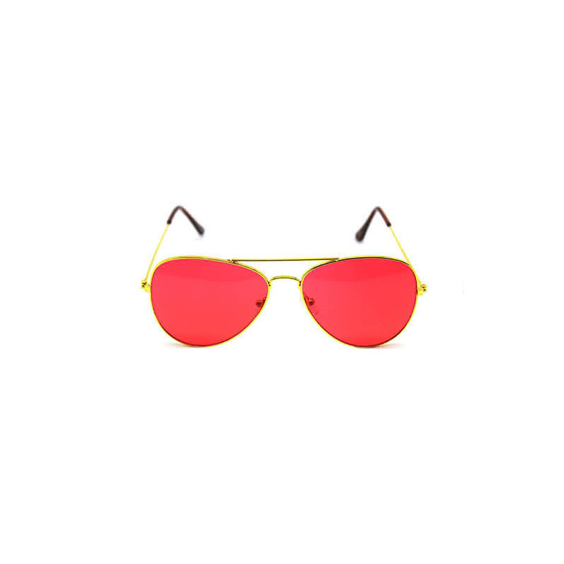 Aviator Glasses Red