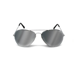 Aviator Glasses Silver Mirror