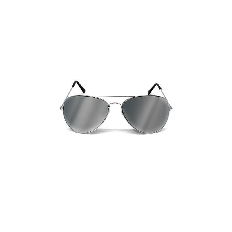 Aviator Glasses Silver Mirror