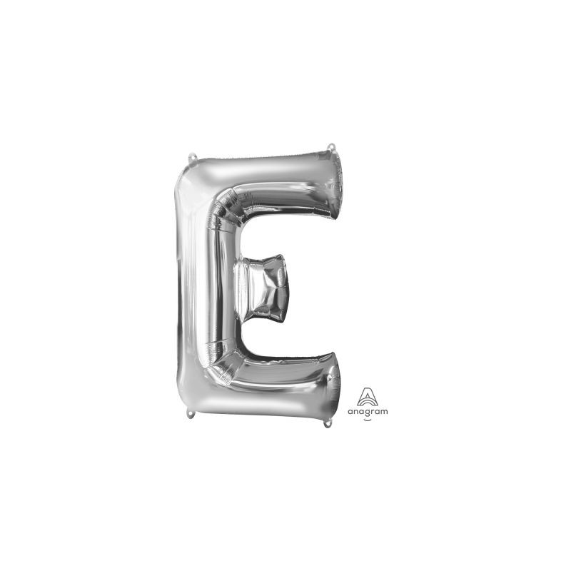 Anagram 34" Foil Silver Letter E