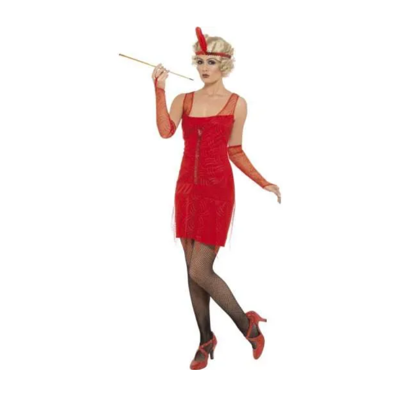 Fiery Flapper Adult Costume