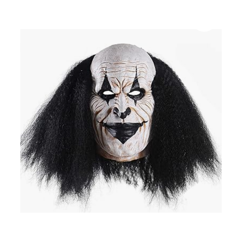 Black Evil Clown Mask