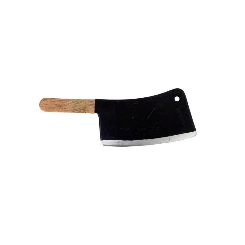 Butchers Knife with Wooden Look Handle