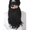 Pirate Beard & Mo Jumbo Set Black