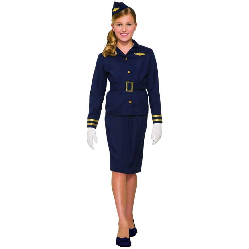 Stewardess Children Costume