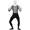 Mime Skin Suit Adult Costume