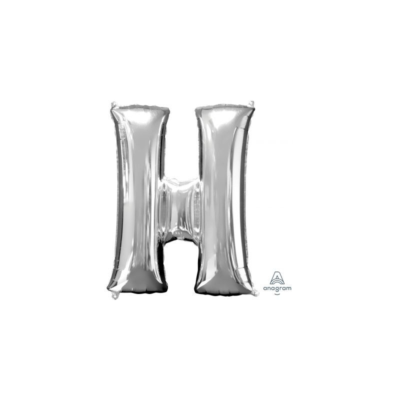 Anagram 34" Foil Silver Letter H