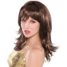 Feather Shag Brown Wig