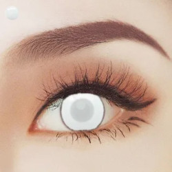 Blind White Contact Lenses