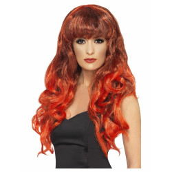 Siren Black & Red Wig