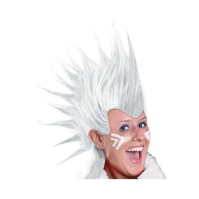 White Mohawk Wig