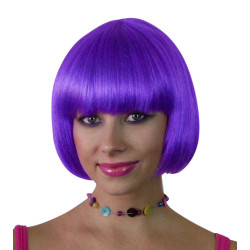 Purple Bob Wig