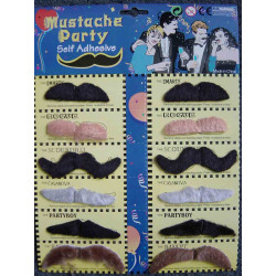 Moustache 12 Pack