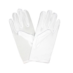 Short White Gloves