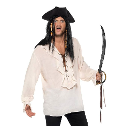 Pirate Shirt White Adult Costume