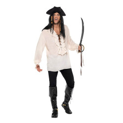 Pirate Shirt White Adult Costume