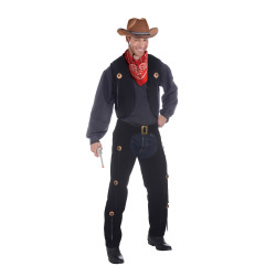 Cowboy Vest and Chaps Adult...