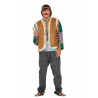 Hippie Faux Fur Trimmed Vest Adult Costume