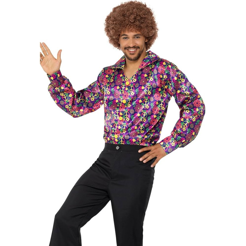 60's Psychedelic CND Shirt Adult Costume