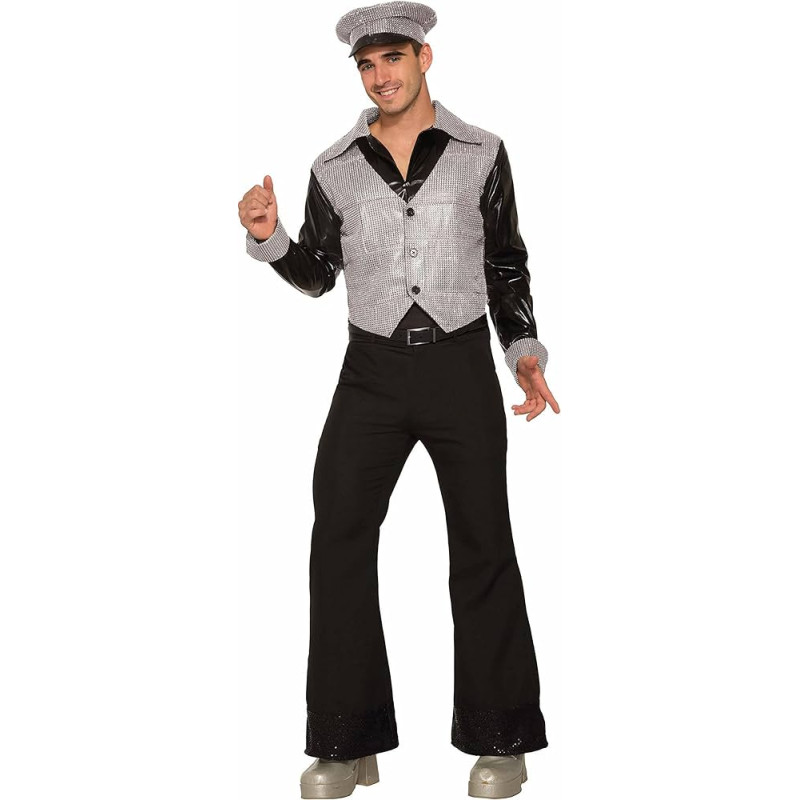 Silver Fox Disco Shirt Adult Costume