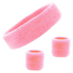 Sweatband Set Light Pink